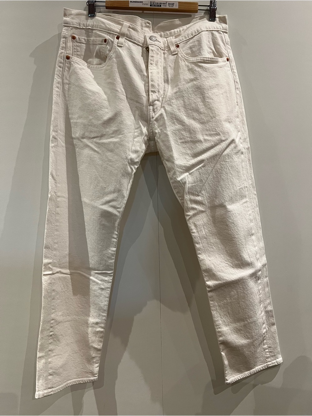 Levi's 502 Straight White Men's Jeans